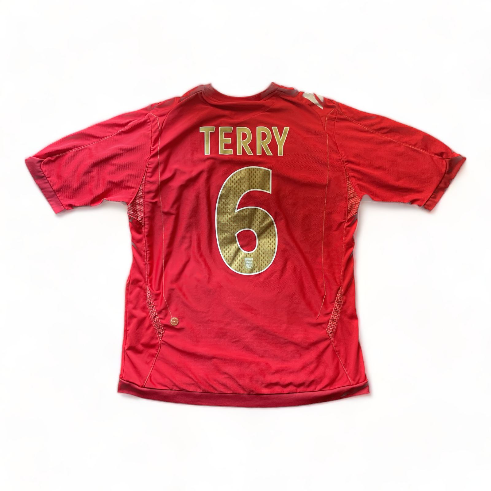 2006-08 England Away Shirt Terry #6 Football Shirt Retro Vintage Soccer Jersey