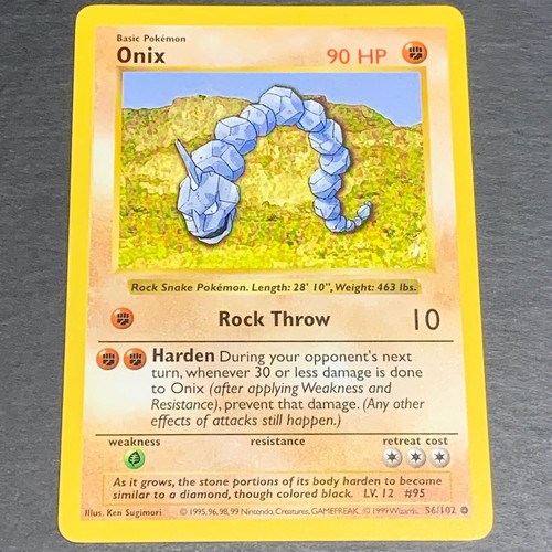 Onix Pokemon Cards Find Pokemon Card Pictures With Our Database Card Finder And Other Pokemon Related Items