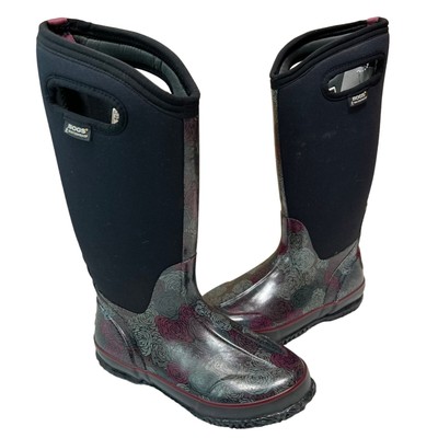 bogs womens neo classic tall waterproof winter boot black select size 254961538961