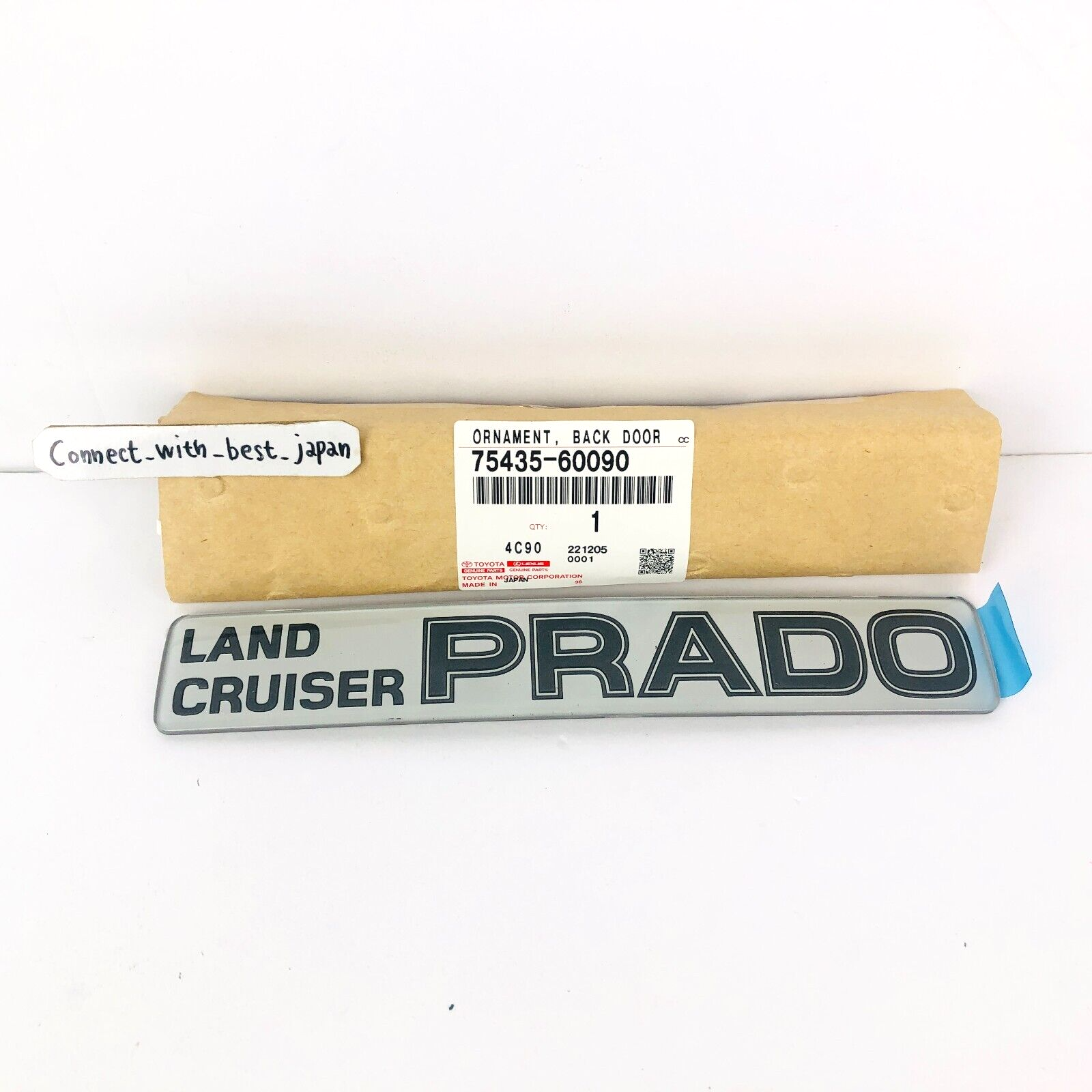ずとまよ エンボスプレート 仙台 SENDAI Embossed Plate OEM Toyota 99-07 MR2 Spyder MRS Midship Runabout Front
