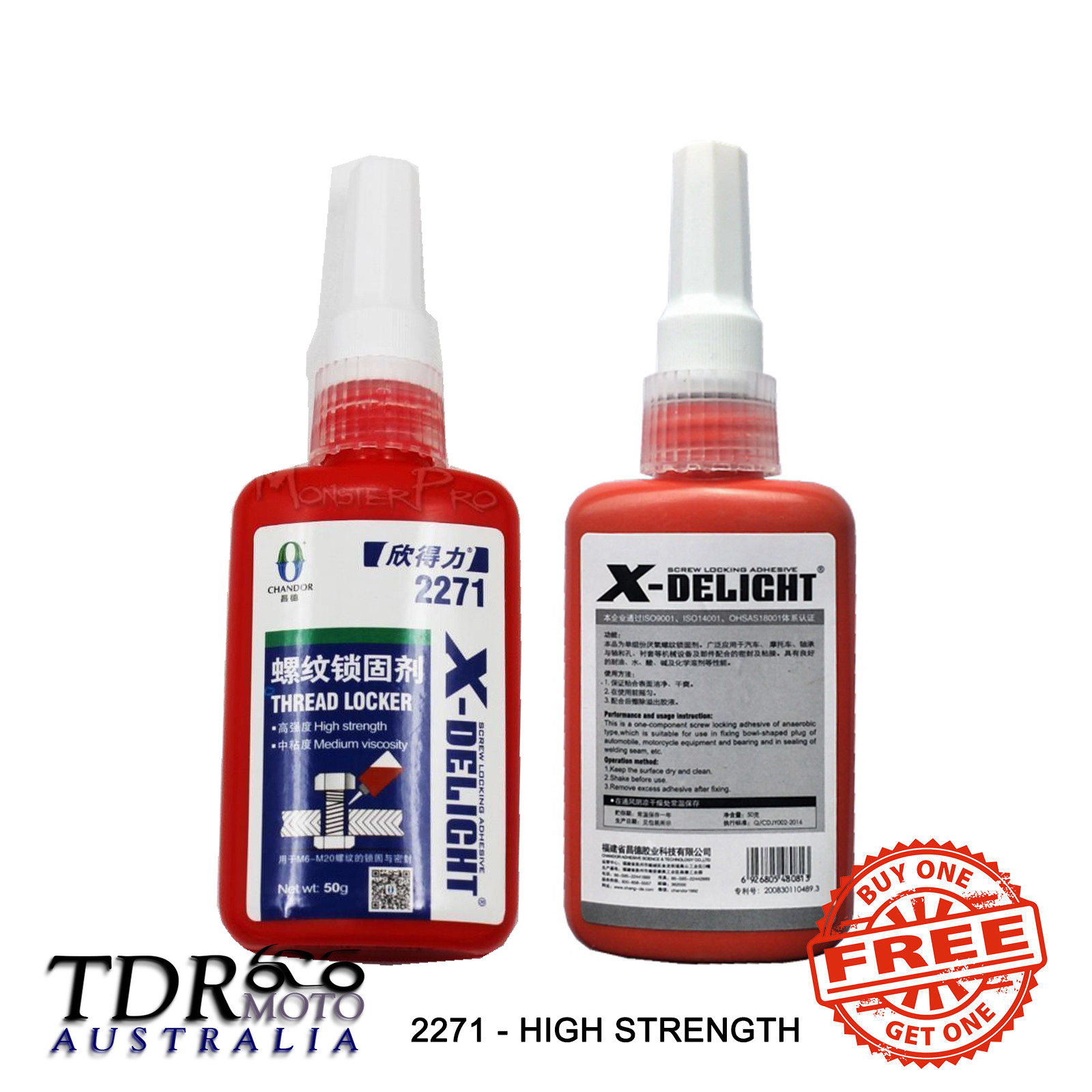 NEW Thread Locker Adhesive Sealant Glue Locktite Prevent Oxidation 4