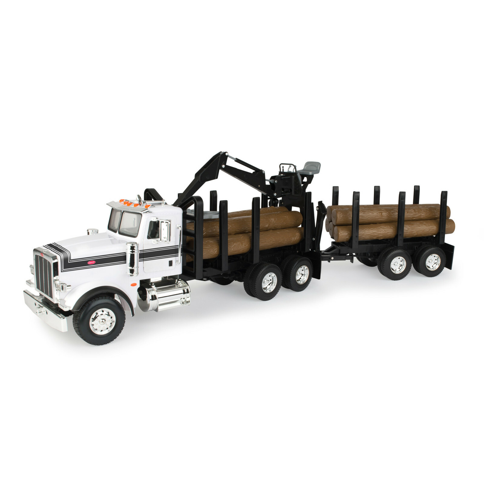 peterbilt toy log trucks