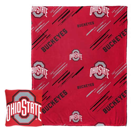 Набор подушек и шелковых одеял Northwest NCAA штата Огайо Buckeyes