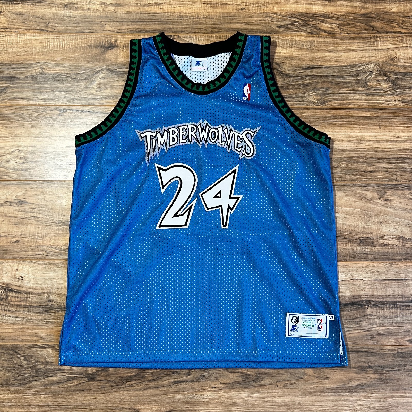 STARTER - NBA ユニホーム Timberwolves ティンバーウルブズ スターター Starter Timberwolves TOM GUGLIOTTA Authentic Basketball NBA