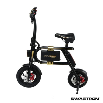 SWAGTRON SwagCycle E-Bike – Folding Electric Bicycle with 10 Mile Range,