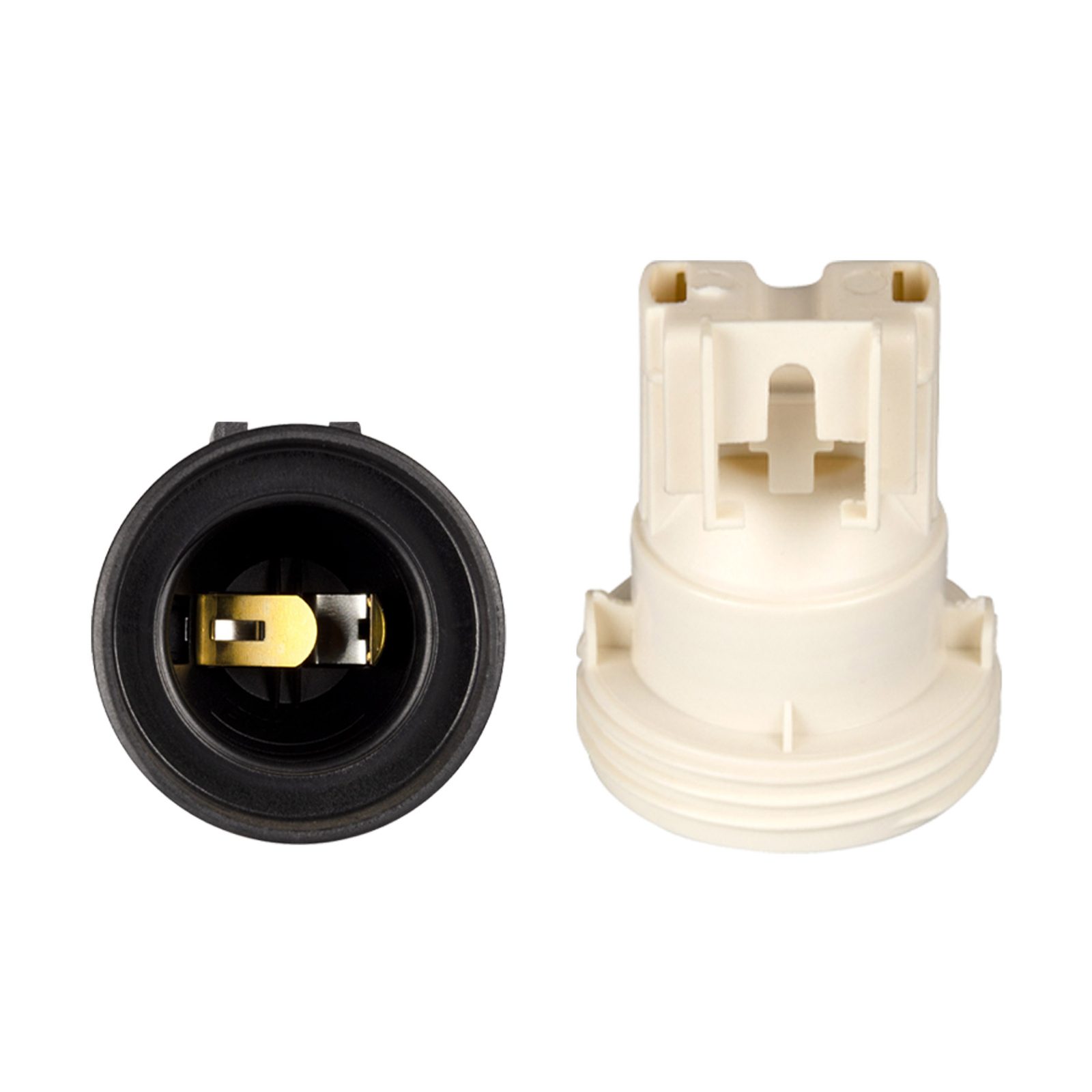E27 Lampenfassung, Gewindefassung mit Halterung, Sockel mit 4,2 mm Schraubenloch