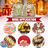 FLOE 36Pcs Christmas Burlap Gift Bags with Drawstring Christmas Linen Bags Drawstring Goody Gift Bag Small Jute Xmas Candy Linen Treat Sacks Reusable Gifts Wrapping Bag Xmas Holiday Party Favors