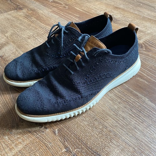 Cole Haan Mens 11M 2.ZeroGrand Black Stitchlite Knit Business Casual Oxford Shoe Cole Haan Men main image 3