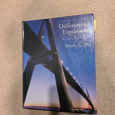 A First Course in Differential Equations Classic Edition: 5th Edition