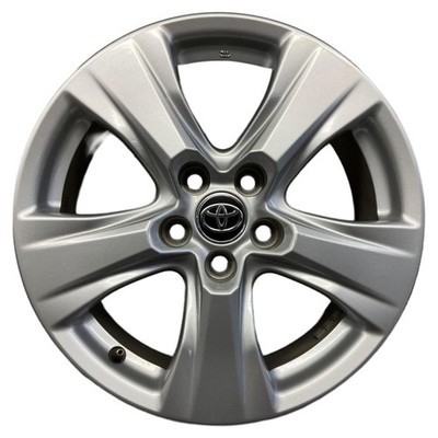 2019-2025 Toyota RAV4 Wheel 17x7 Alloy 5 Spoke Painted Silver Factory OEM Part