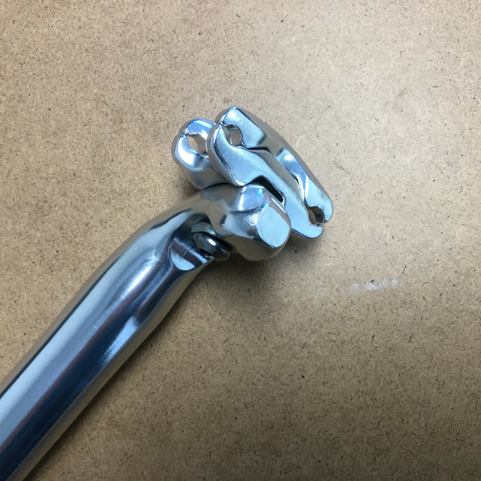 New Kalloy Bicycle Alloy Seat Post 25.4 - 31.6mm Length 400mm No Logo Silver