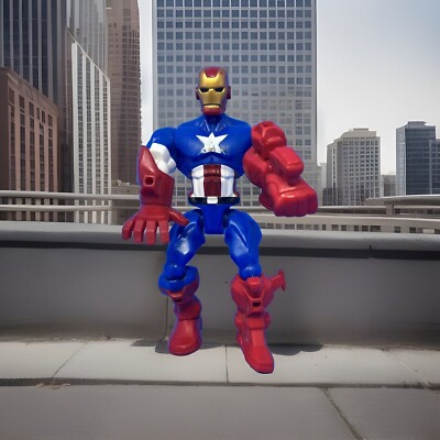 Hasbro Marvel Super Hero Mashers IRON PATRIOT 6'' Action Figure 2013