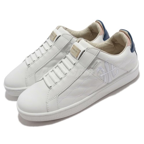 

Женские повседневные туфли без шнурков Royal Elastics Icon Lux White Pink Blue 92513-051, Белый, Icon Lux