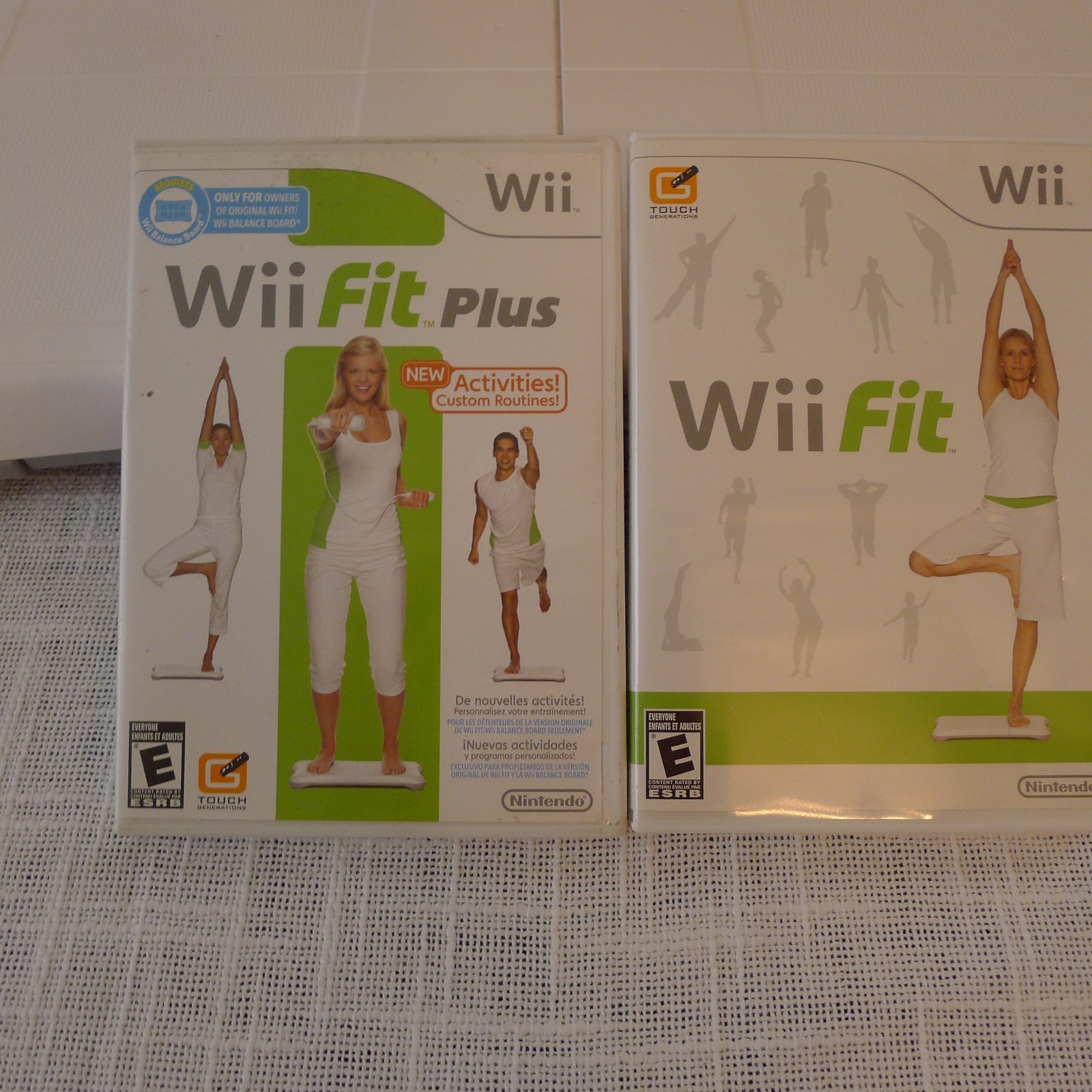 Nintendo Wii Fit Balance Board Bundle With Wii Fit, Fit Plus & Wii Active Games