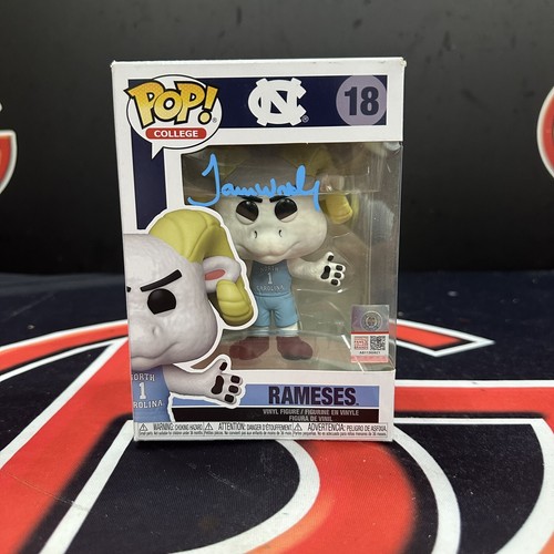 James Worthy UNC Signed Funko Pop Autographed Steiner Cx