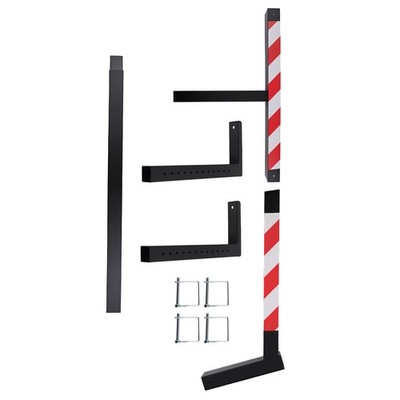 Adjustable Hitch Mount Truck Bed Extender Carbon Steel 29-49in Universal