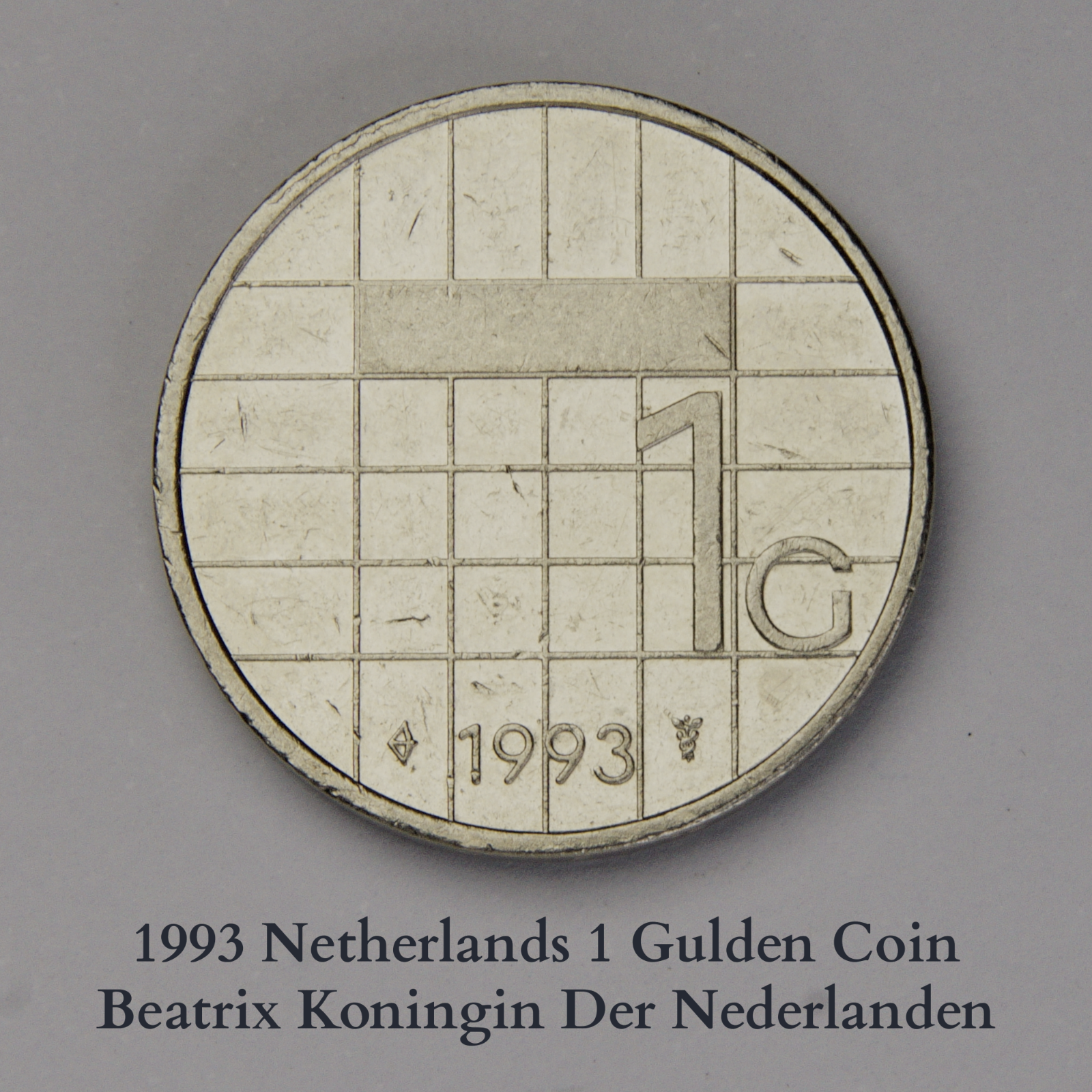 1993 Netherlands 1 Gulden- Beatrix Koningin Der Nederlanden#197
