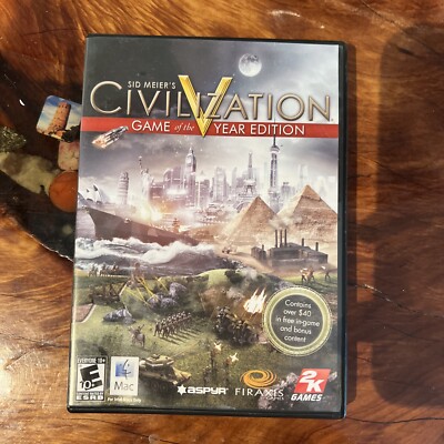 Sid Meier's Civilization V - Mac Complete in Box comes With CD Key