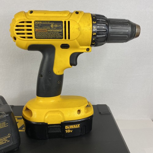 Kit Set | Dewalt Dc970 18v Cordless Type 1 Drill