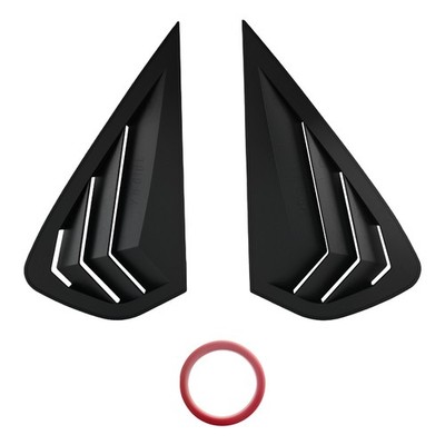 Gloss Black ABS Side Window Louvers for Kia K3 Forte 2019-2022 Painted
