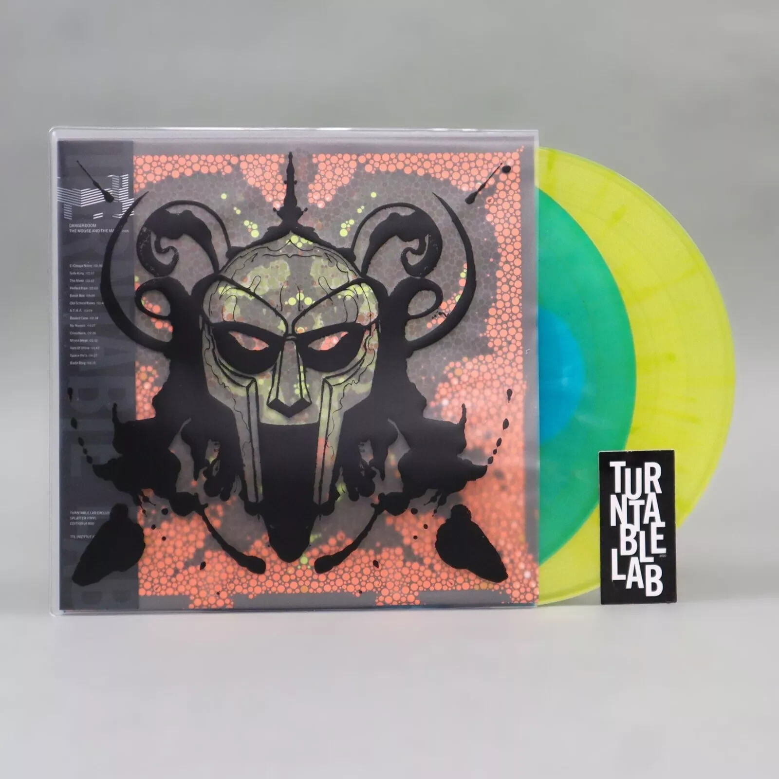 洋楽 DANGER DOOM THE MOUSE AND THE MASK MF CD MF DOOM DANGERDOOM The Mouse & The Mask Blue Yellow Splatter