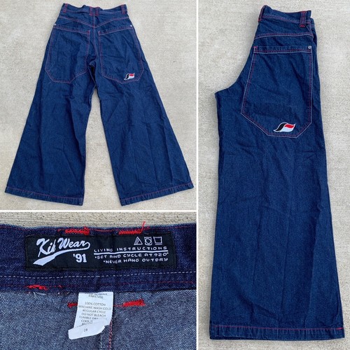 Vintage Kik Wear 91 Jeans Wide Leg Skater Rave Hip Hop Vintage Kik Wear 91 Jeans Wide Leg Skater Rave Hip Hop