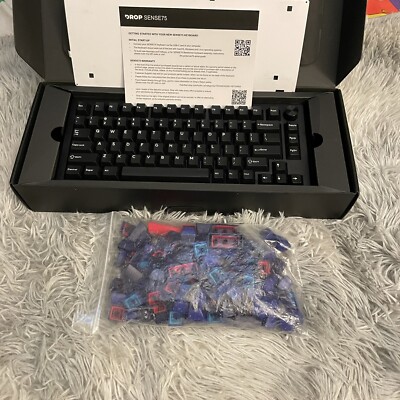 DROP SENSE75 MECHANICAL KEYBOARD Nightfall, W/ MiTo GMK Laser Custom Keycap Set