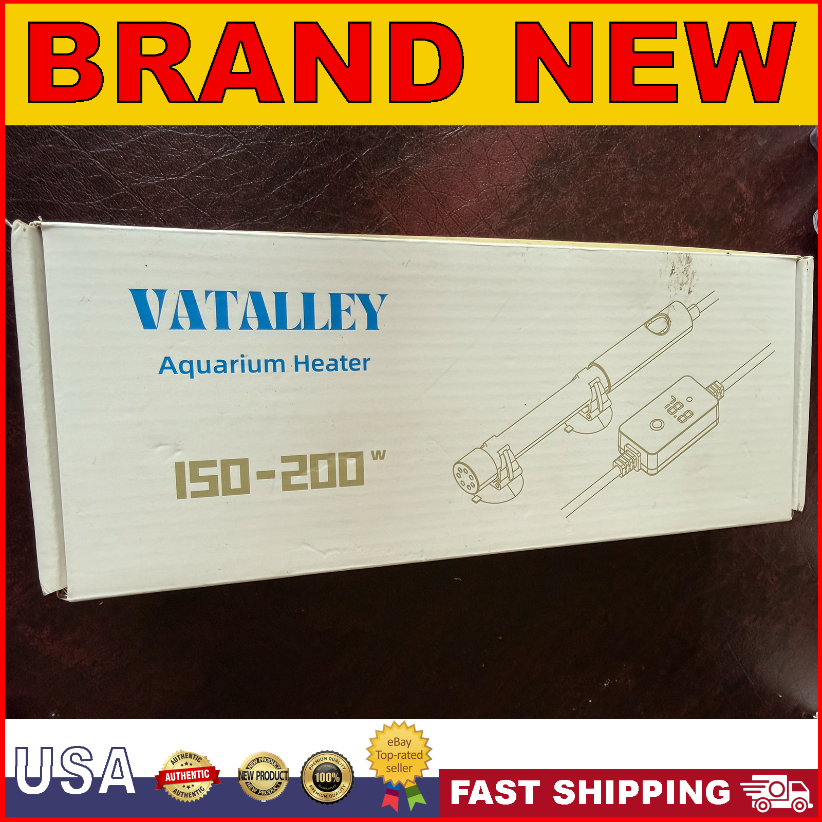 Aquarium Heater Small Fish tank for 20-40 Gallon | 150-200W | BRAND NEW