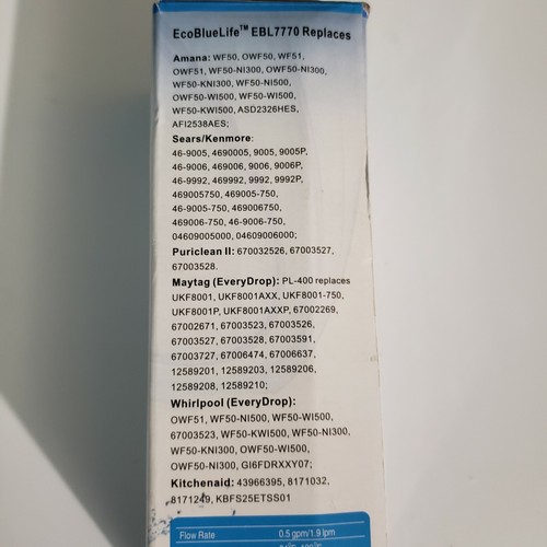 Water Filter for Whirlpool Maytag UKF8001 EDR4RXD1 4396395 Pur Filter 4 Kenmore