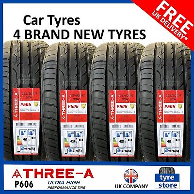 4X New 225 50 17 THREE-A P606 98W XL 2255017 225/50R17 *C/B RATED* (4 TYRES)