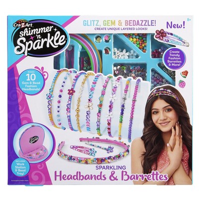 Sparkling Headband and Barrettes - Make Your own Beaded Headbands and Barrett...