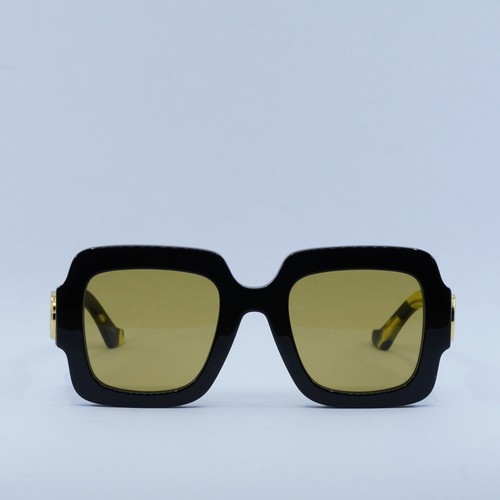 Pre-owned Gucci Gg1547s 004 Black/brown 50-24-145 Sunglasses Authentic