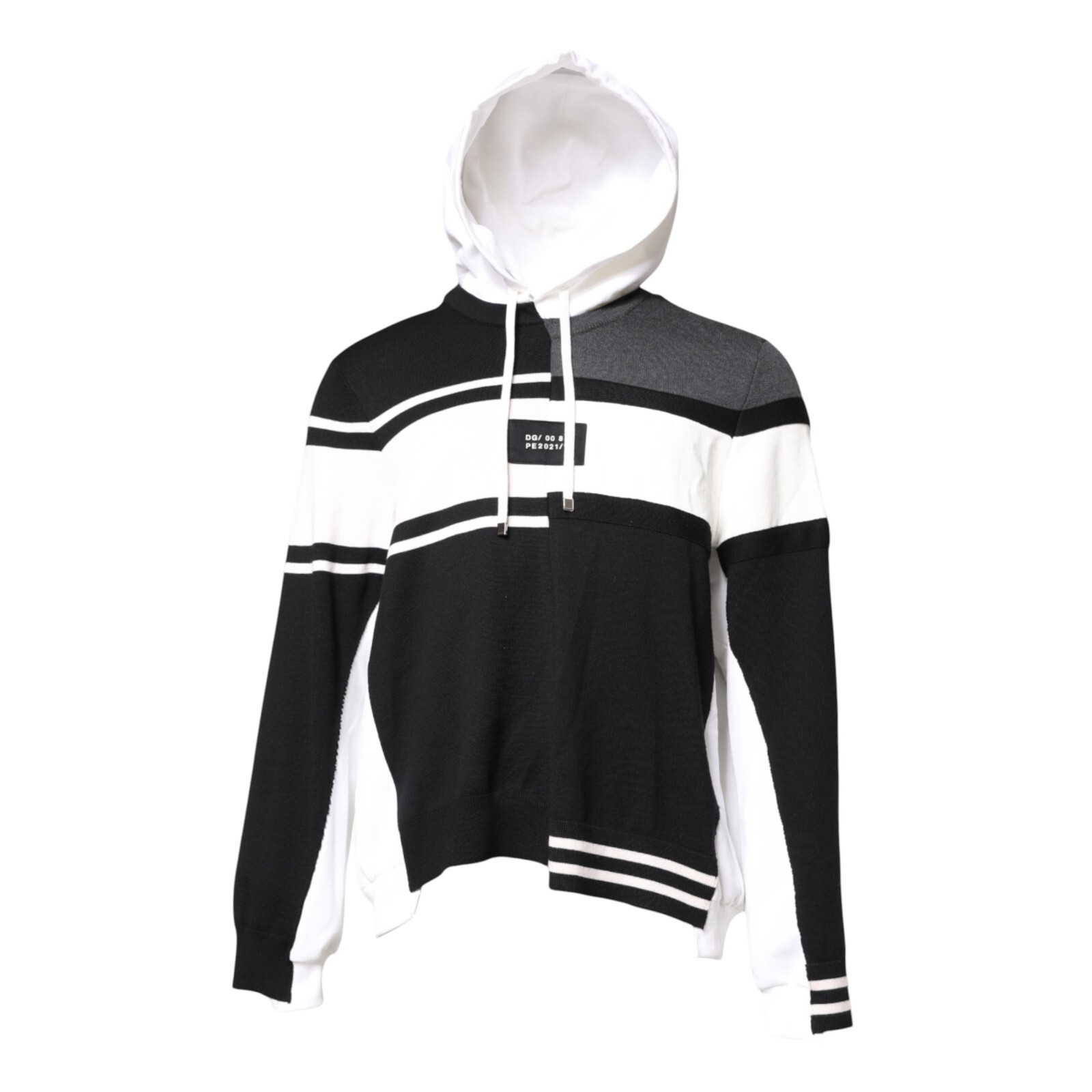 DOLCE & GABBANA Sweater Multicolor Logo Pullover Hooded Men