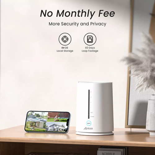 Solar Battery Powered WiFi IP Security Camera System Outdoor Wireless Home Audio