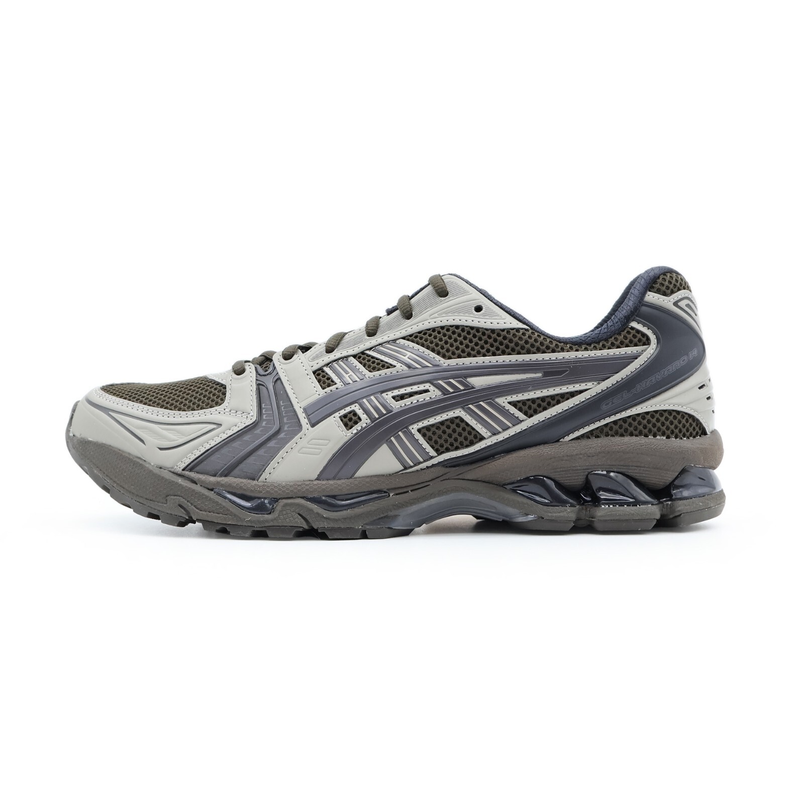 Pre-owned Asics 1203a430-200 Atmos Undermycar Pepper  Gel-kayano 14 Brown Grey (men's) In Gray