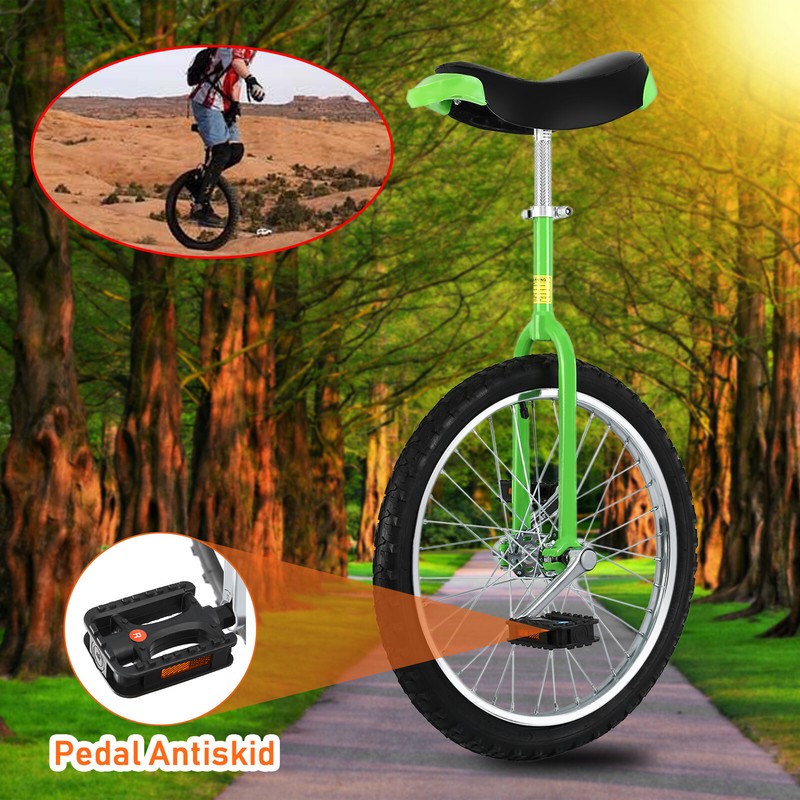Ridgeyard 20 Zoll Einrad höhenverstellbar Unicycle Fahrrad mit Schnellspanner IM