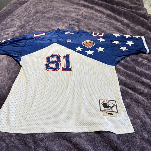 入手困難 PRO BOWL ハワイ 96` クリスカーター ゲームシャツ 52 Mitchel & Ness Chris Carter #81 1996 Hawaii Throwbacks
