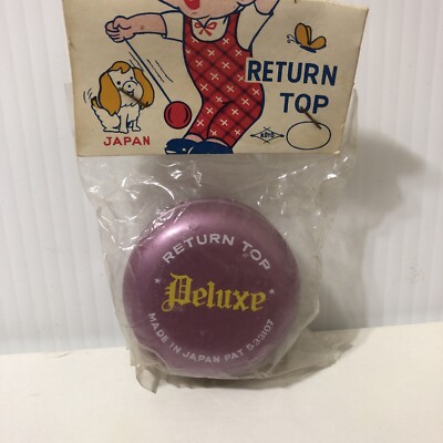 Vintage Return Top - Purple Yo-Yo, Made in Japan, Original Packaging (pat 533107