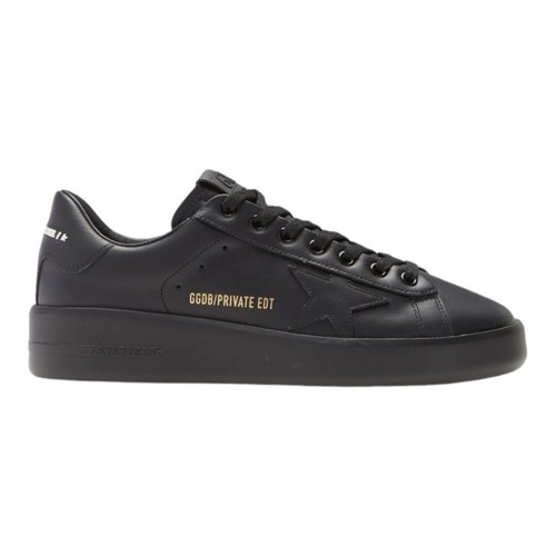 Pre-owned Golden Goose Purestar Ggdb Private Low Top Sneakers, Women | Black Sz 11 Us/41eu