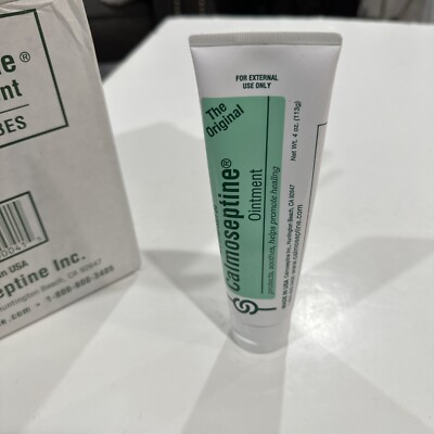 Calmoseptine Ointment 4oz, protects, soothes, helps promote healing made in Usa