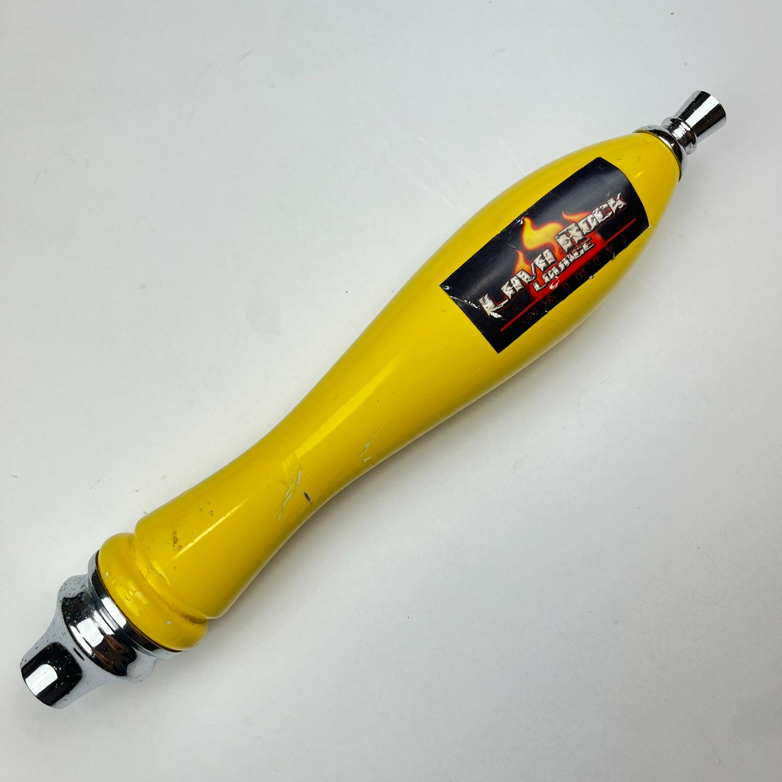RARE Lava Rock Lounge Waikiki Oahu Hawaii Bar Beer Tap Yellow Handleの