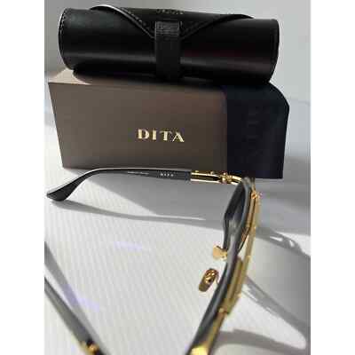 Pre-owned Dita Lxn-evo Dts403-a-01 Matte Black Gold Gray Gradient Lens Sunglasses Authenti