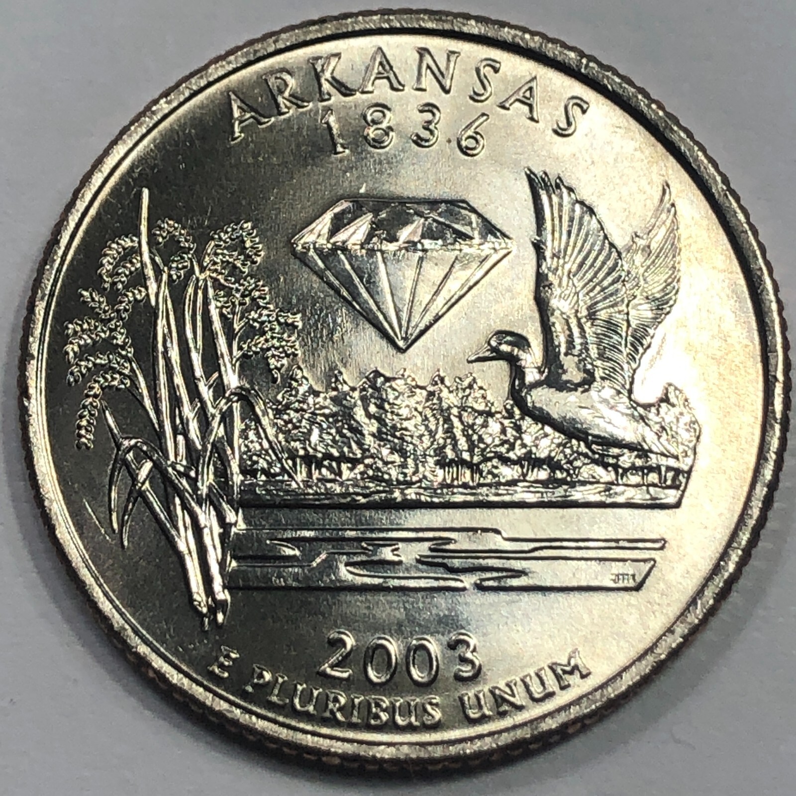 【ビンテージ】新品未開封 2003年 アーカンソー州ロールQuarter 2003 P Arkansas State Quarter. Uncirculated from US Mint
