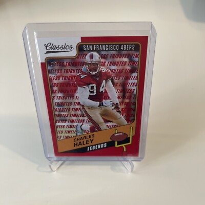 Charles Haley 18/75 Timeless Tribute 2021 Panini Classics Football