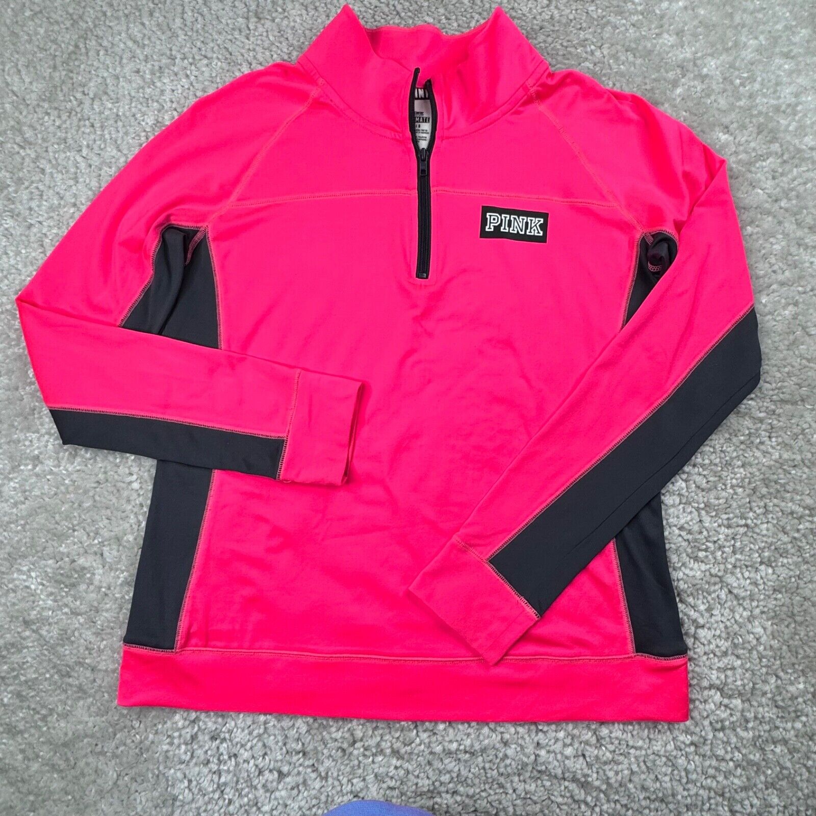 Victoria's Secret Pink Ultimate 1/4 Zip Stretch Colorblock Victoria's Secret Pink Ultimate 1/4 Zip Stretch Colorblock