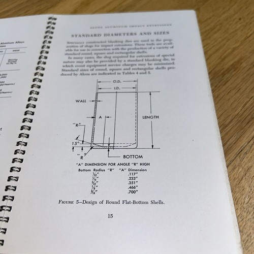 1948 ALCOA ALUMINUM IMPACT EXTRUSIONS Book - Aluminum Company of America