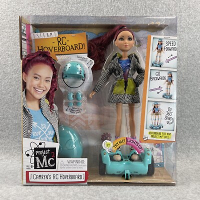 Project MC2 Camryn Coyle Doll with Remote Control Lightup Hoverboard
