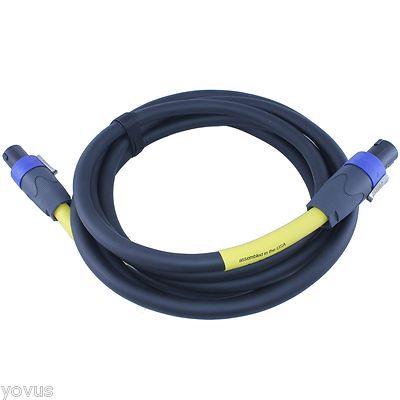 PLOYNK 4 conductor Neutrik NL4FX SPEAKON professsional audio speaker cable cord