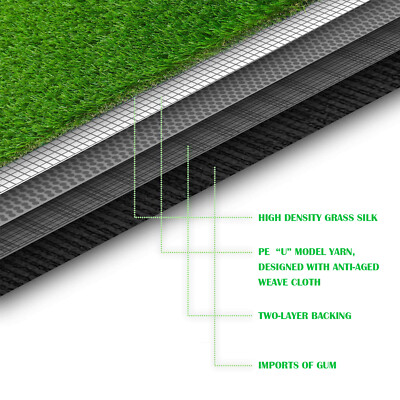 9ftx40ft Synthetic Landscape Fake Grass Mat Artificial Pet Turf Lawn Garden