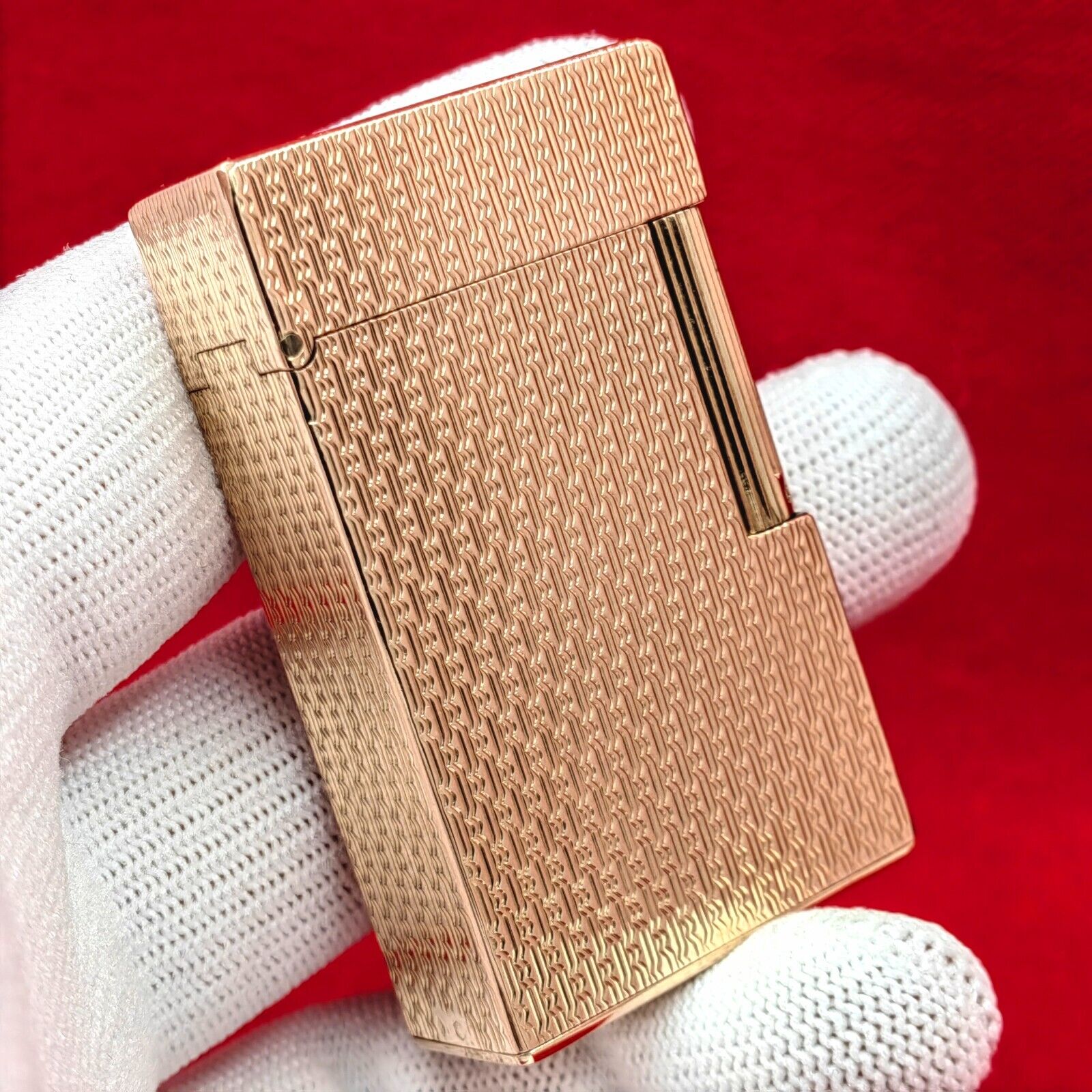 ST DUPONT PARIS - FULL 18K YELLOW SOLID GOLD - VGC - VINTAGE ST DUPONT PARIS - FULL 18K YELLOW SOLID GOLD - VGC - VINTAGE